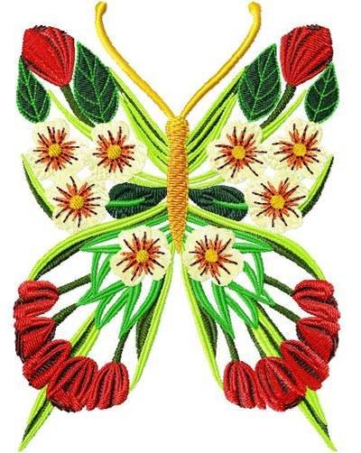 Floral Butterfly Set