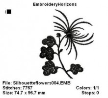 Silhouetteflowers004