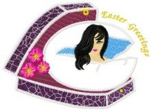 Easter Greetings Applique 001