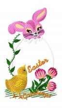 Easter Greetings Applique 002