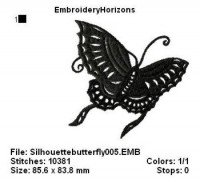 silhouettebutterfly005