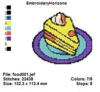 Food crossstitch collection