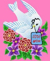 Messages of love set