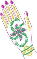 Indian Henna Ornaments Set