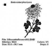 Silhouetteflowers003