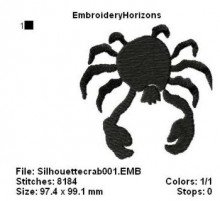 Silhouette Crab set