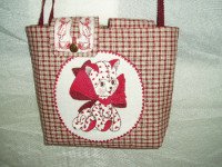 Red kitty handbag 