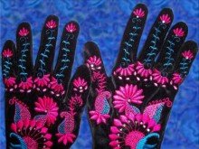 Velvet Party Gloves