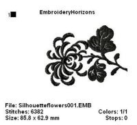 Silhouette Flowers collection